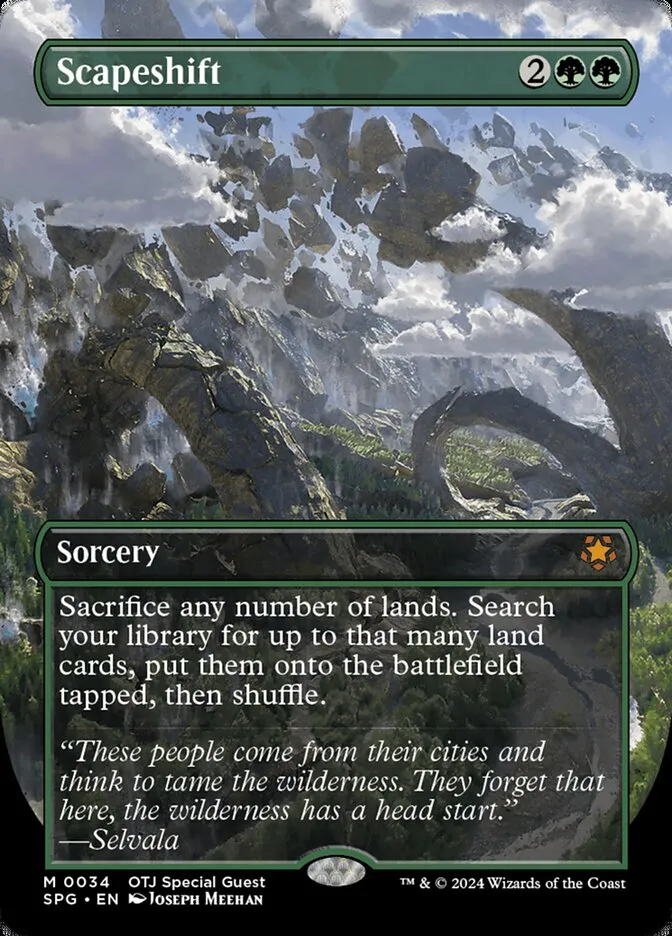 2023 Special Guests Scapeshift mythic #34 mythic card image