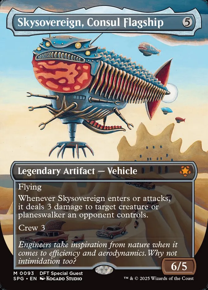 2023 Special Guests Skysovereign, Consul Flagship #93 mythic card image