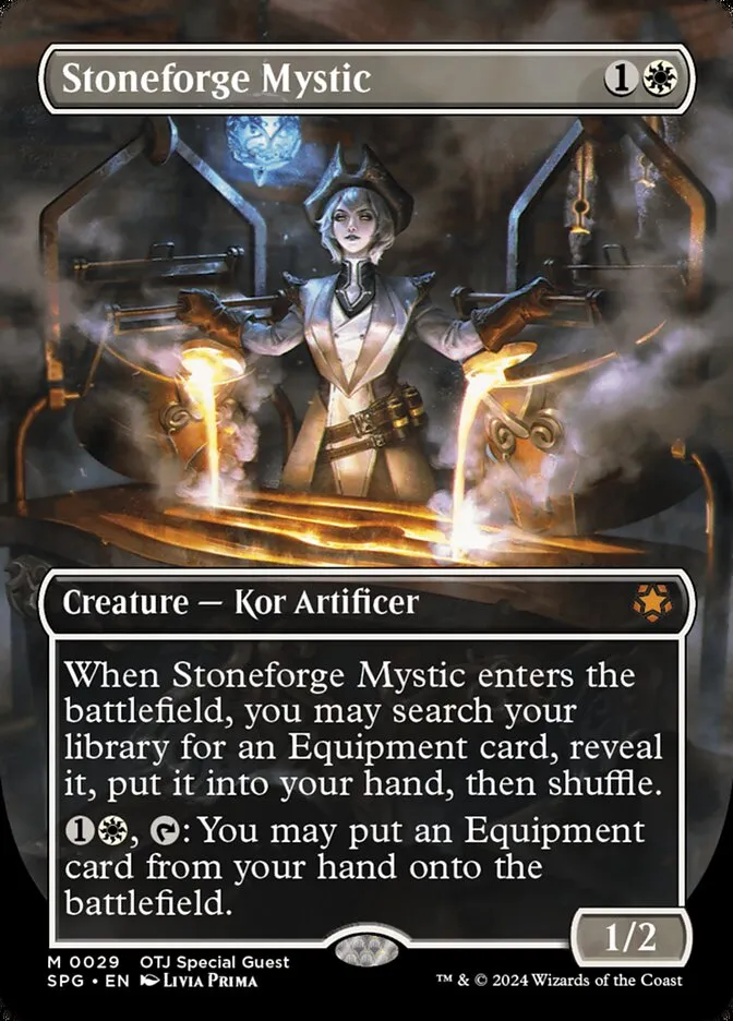 2023 Special Guests Stoneforge Mystic #29 mythic card image