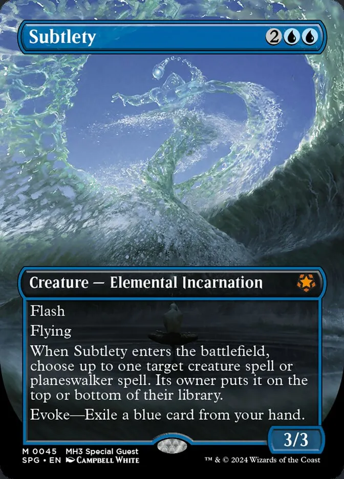 2023 Special Guests Subtlety mythic #45 mythic card image