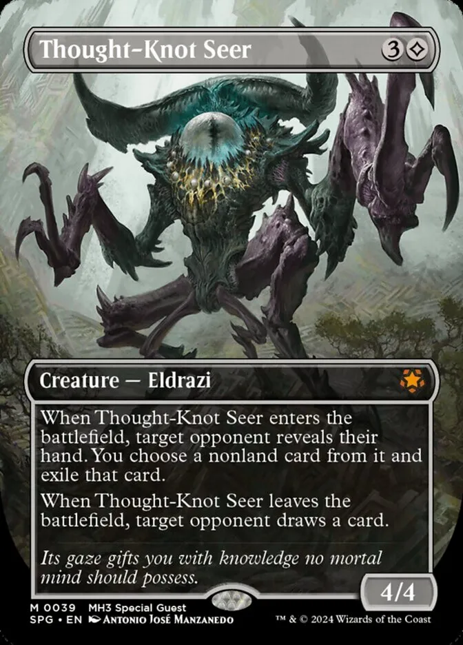 2023 Special Guests Thought-Knot Seer #39 mythic card image