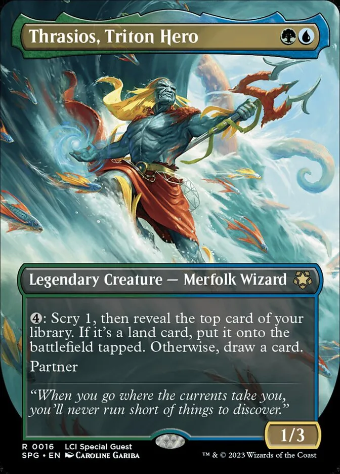2023 Special Guests Thrasios, Triton Hero rare #16 rare card image