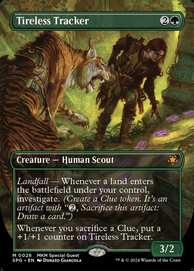 2023 Special Guests Tireless Tracker mythic #26 mythic card image