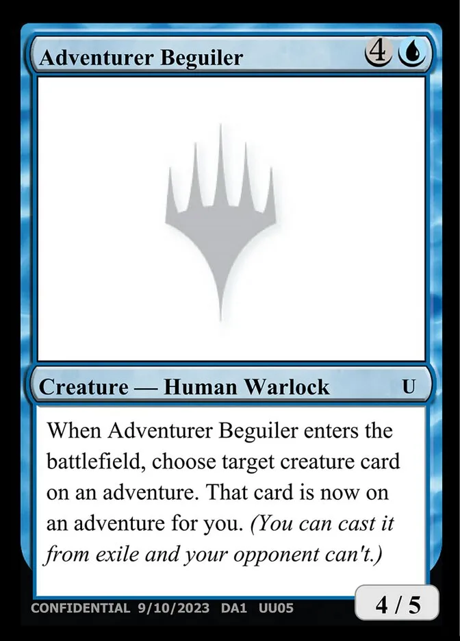 2023 Unknown Event Adventurer Beguiler #UU05 uncommon card image