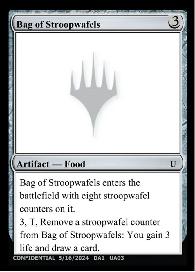 2023 Unknown Event Bag of Stroopwafels #UA03a uncommon card image