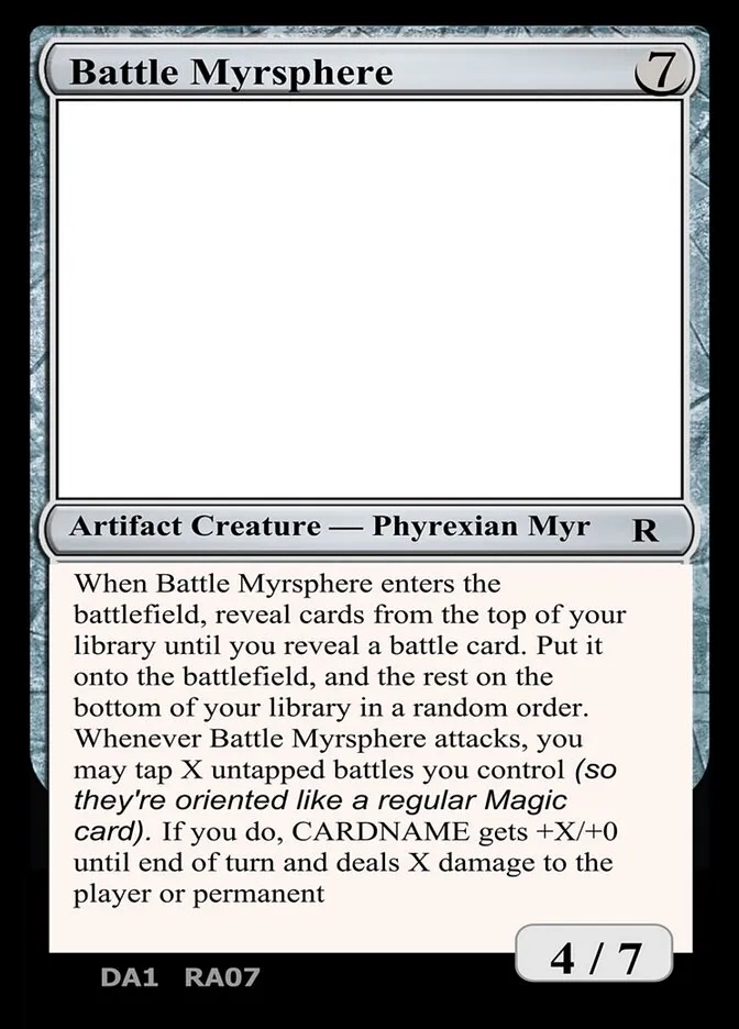2023 Unknown Event Battle Myrsphere #RA07a rare card image