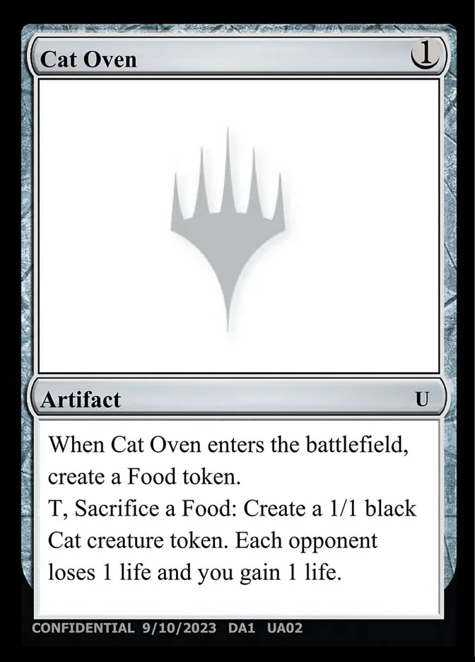 2023 Unknown Event Cat Oven #UA02a uncommon card image