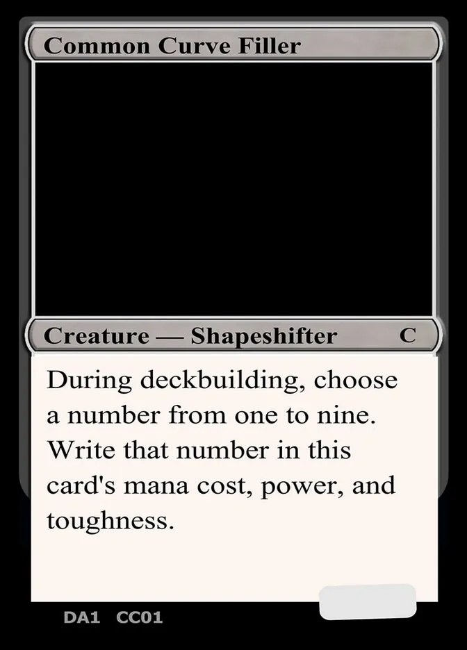 2023 Unknown Event Common Curve Filler #CC01 card image