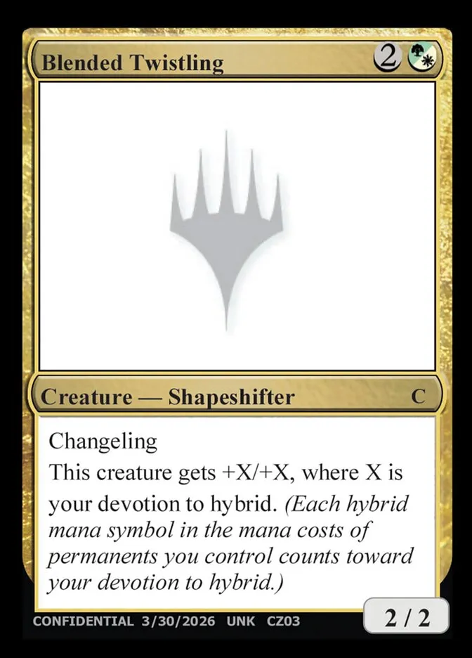 2023 Unknown Event Blended Twistling #CZ03 common card image