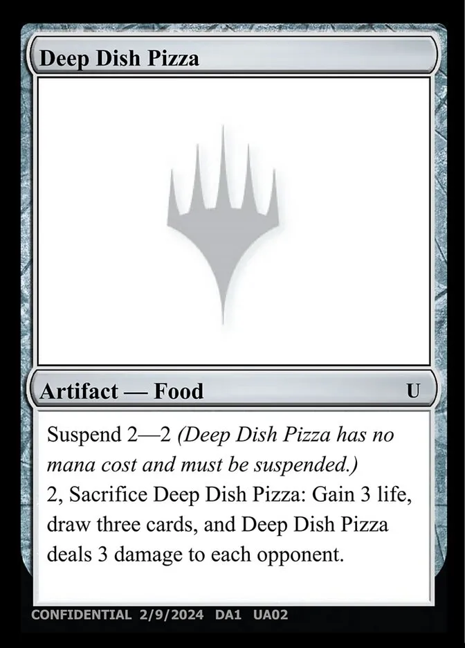 2023 Unknown Event Deep Dish Pizza uncommon #UA02b uncommon card image
