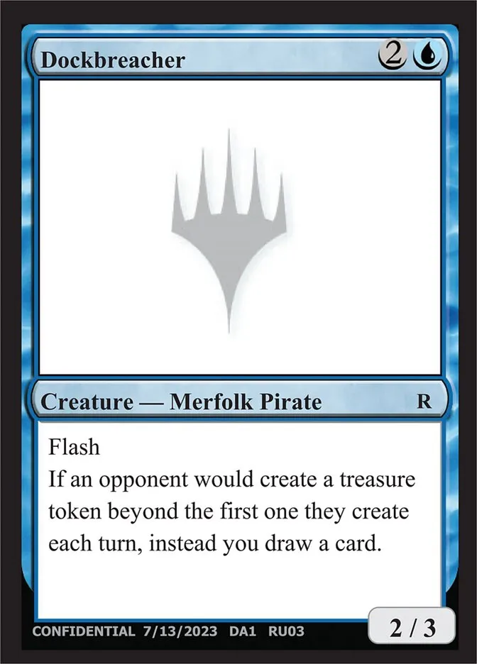 2023 Unknown Event Dockbreacher rare #RU03a rare card image