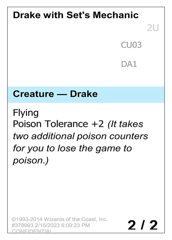 2023 Unknown Event Drake with Set's Mechanic common #CU03 common card image