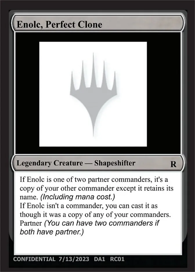 2023 Unknown Event Enolc, Perfect Clone #RC01c rare card image