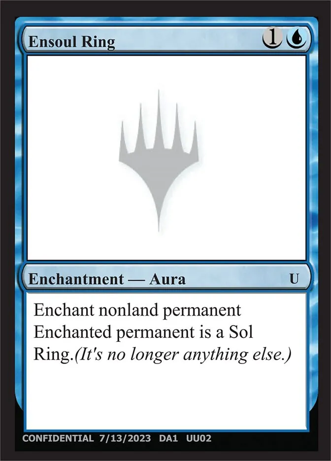 2023 Unknown Event Ensoul Ring #UU02a uncommon card image