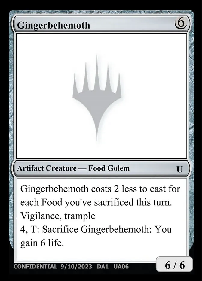 2023 Unknown Event Gingerbehemoth uncommon #UA06a uncommon card image