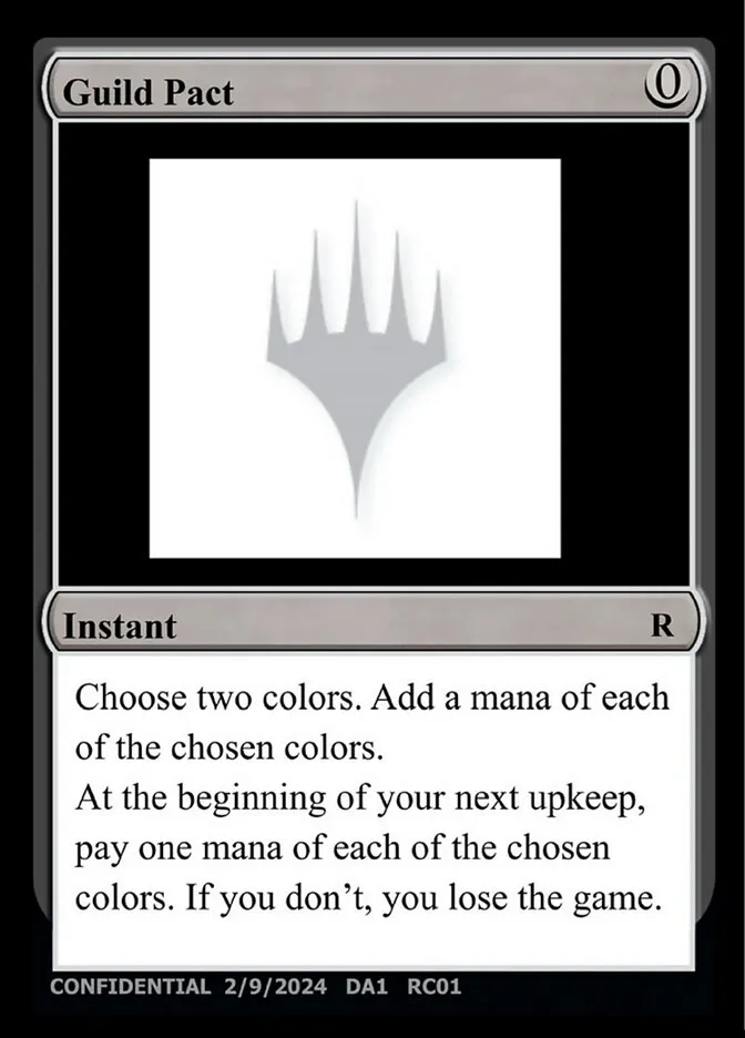 2023 Unknown Event Guild Pact rare #RC01d rare card image