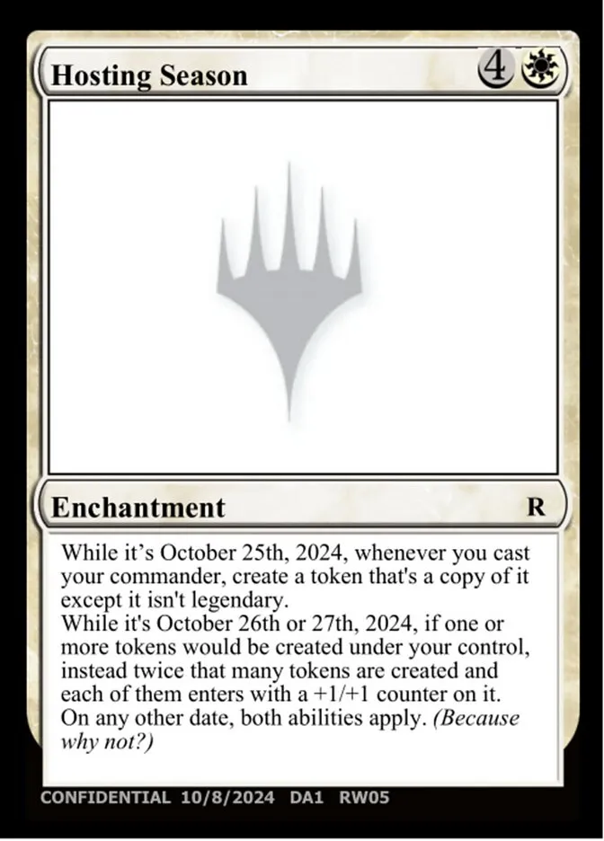 2023 Unknown Event Hosting Season #RW05e rare card image