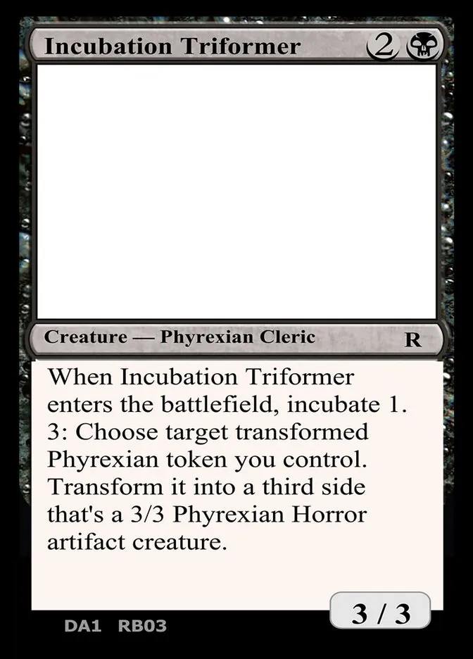 2023 Unknown Event Incubation Triformer rare #RB03c rare card image