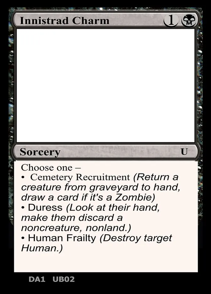 2023 Unknown Event Innistrad Charm uncommon #UB02c uncommon card image