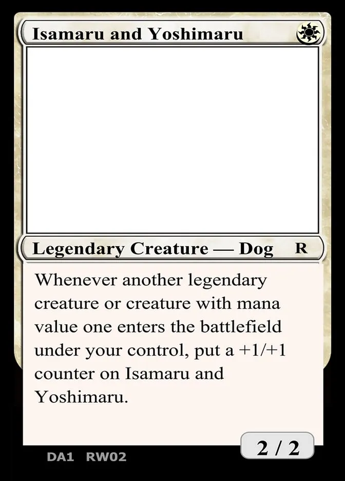 2023 Unknown Event Isamaru and Yoshimaru #RW02b rare card image