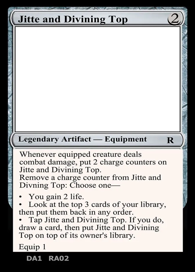 2023 Unknown Event Jitte and Divining Top rare #RA02c rare card image
