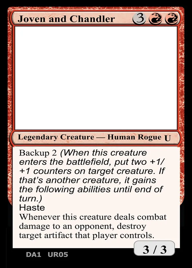 2023 Unknown Event Joven and Chandler #UR05 uncommon card image