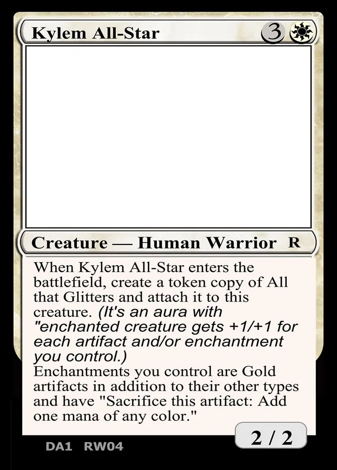 2023 Unknown Event Kylem All-Star #RW04b rare card image