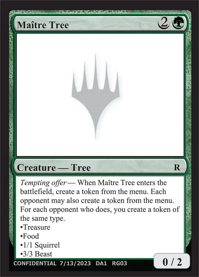 2023 Unknown Event Maître Tree rare #RG03a rare card image
