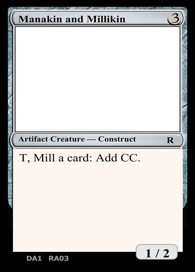 2023 Unknown Event Manakin and Millikin #RA03c rare card image