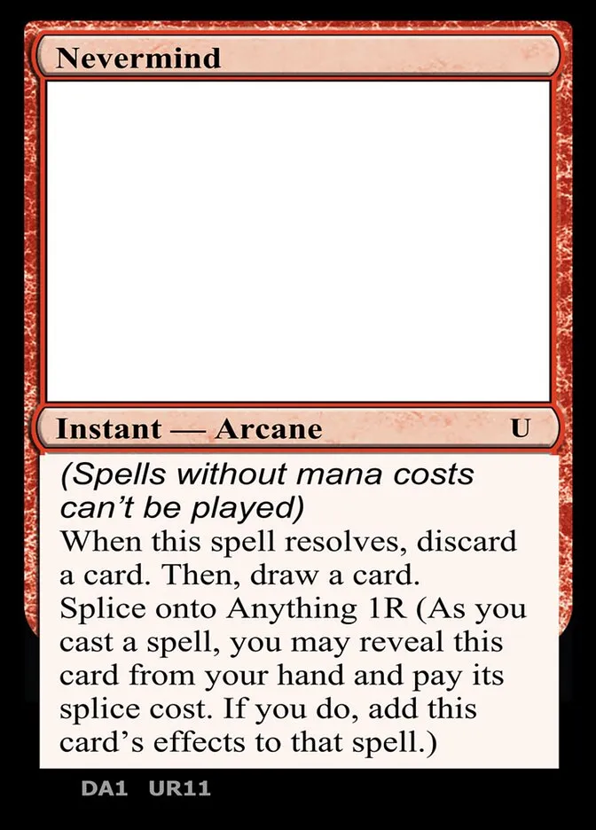 2023 Unknown Event Nevermind uncommon #UR11a uncommon card image