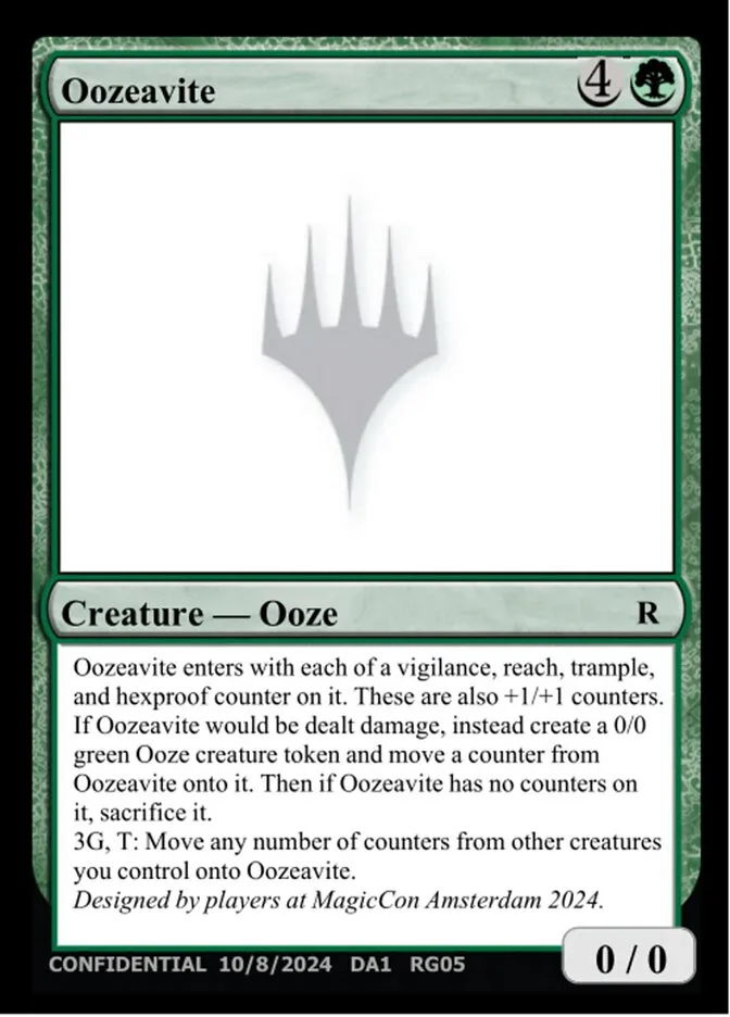 2023 Unknown Event Oozeavite #RG05b rare card image