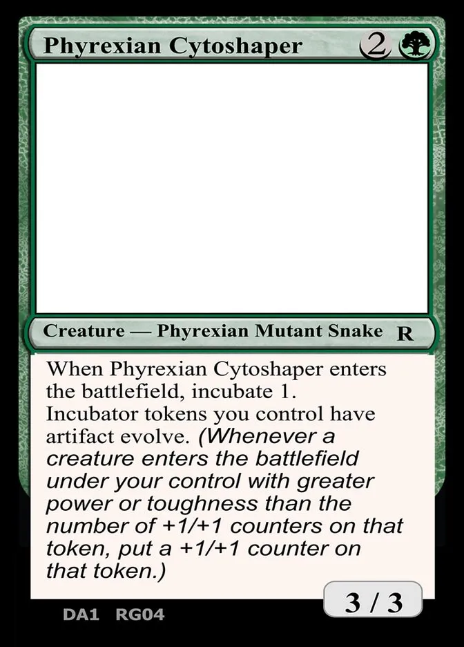 2023 Unknown Event Phyrexian Cytoshaper #RG04 rare card image