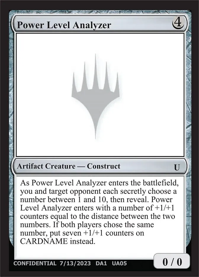 2023 Unknown Event Power Level Analyzer uncommon #UA05c uncommon card image