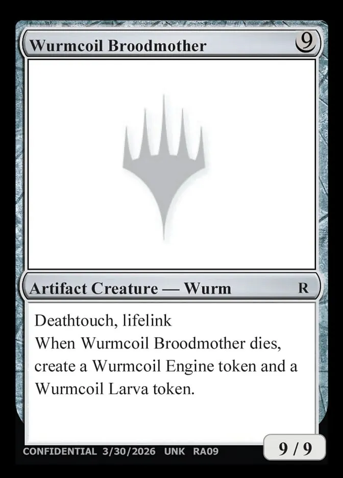 2023 Unknown Event Wurmcoil Broodmother #RA09 rare card image