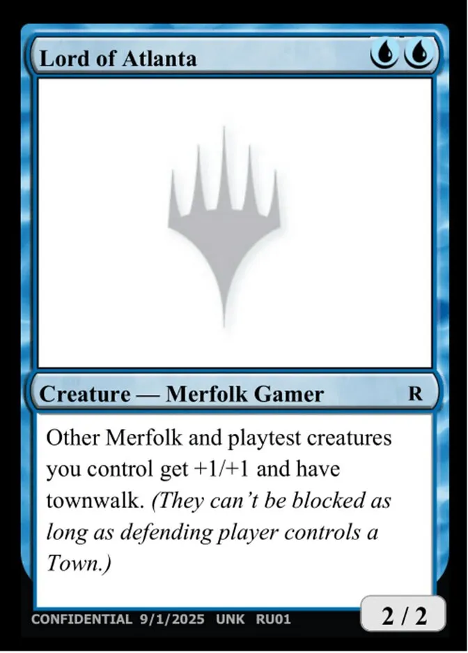 2023 Unknown Event Lord of Atlanta #RU01 rare card image