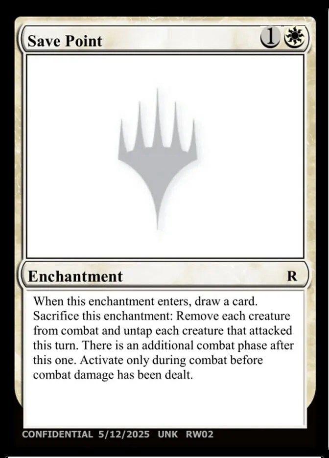 2023 Unknown Event Save Point rare #RW02d rare card image