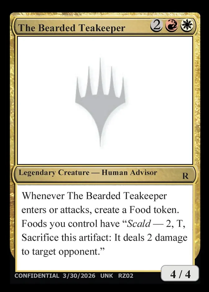 2023 Unknown Event The Bearded Teakeeper #RZ02g rare card image