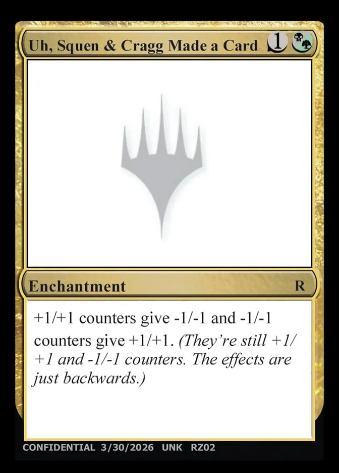 2023 Unknown Event Uh, Squen & Cragg Made a Card #RZ02h rare card image