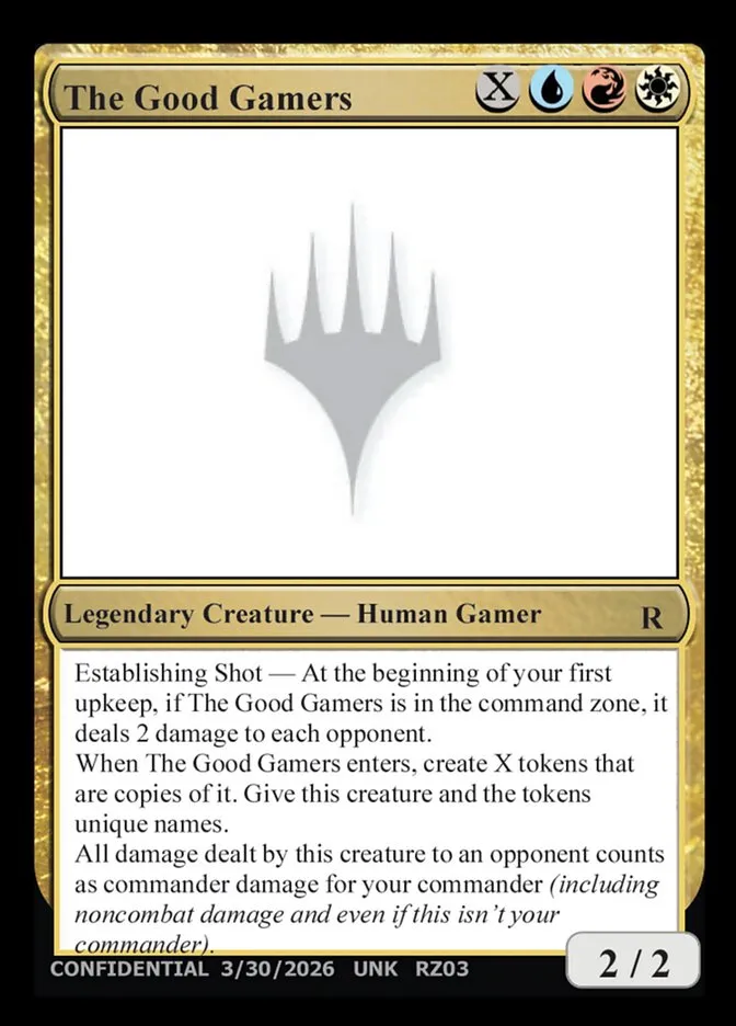 2023 Unknown Event The Good Gamers #RZ03q rare card image