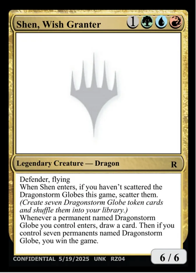 2023 Unknown Event Shen, Wish Granter #RZ04q rare card image