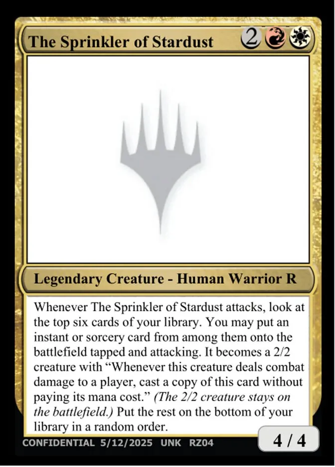 2023 Unknown Event The Sprinkler of Stardust #RZ04r rare card image