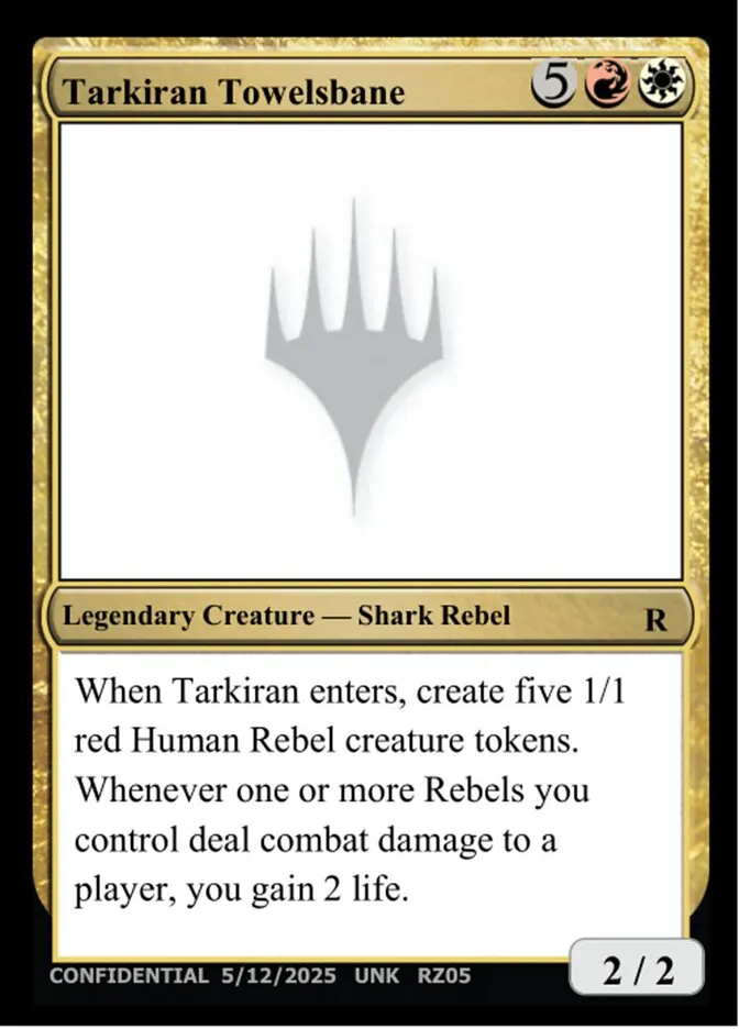 2023 Unknown Event Tarkiran Towelsbane #RZ05k rare card image