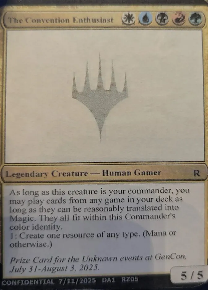 2023 Unknown Event The Convention Enthusiast #RZ05l rare card image