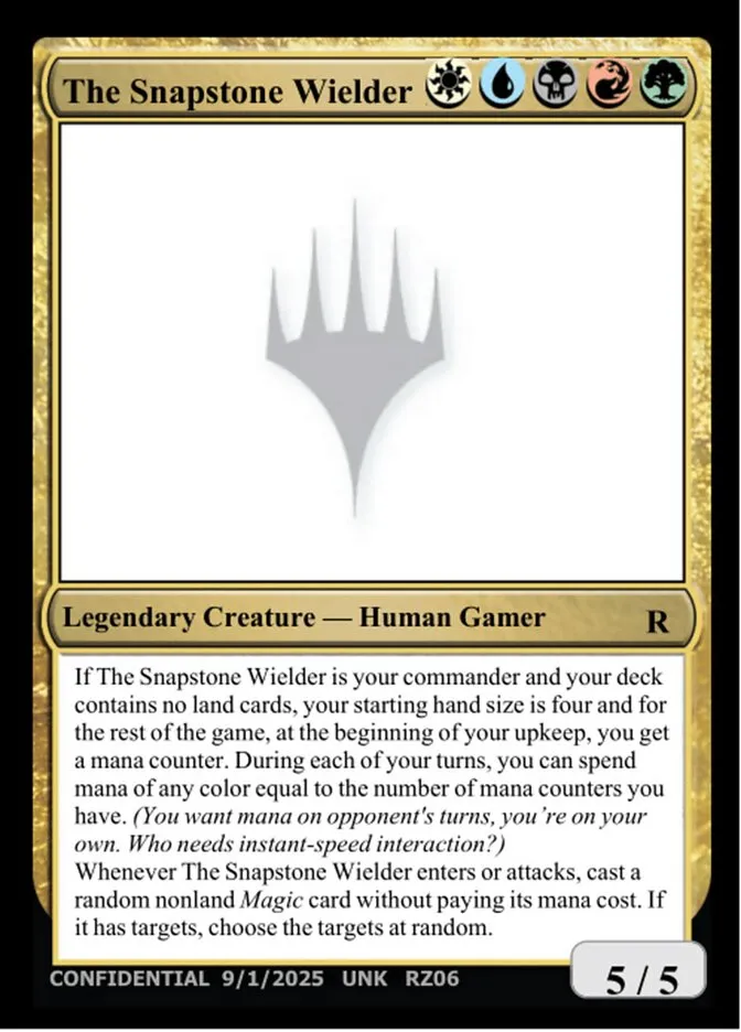 2023 Unknown Event The Snapstone Wielder #RZ06h rare card image