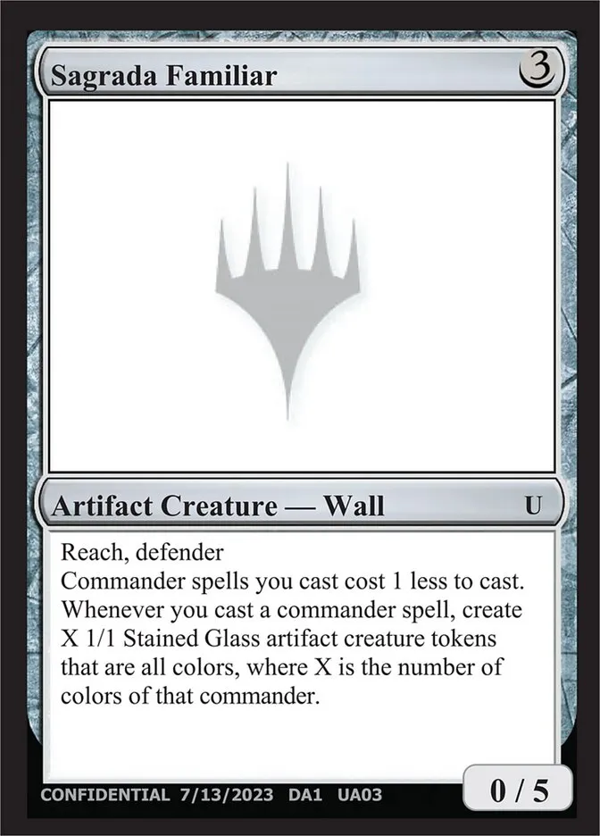 2023 Unknown Event Sagrada Familiar #UA03d uncommon card image