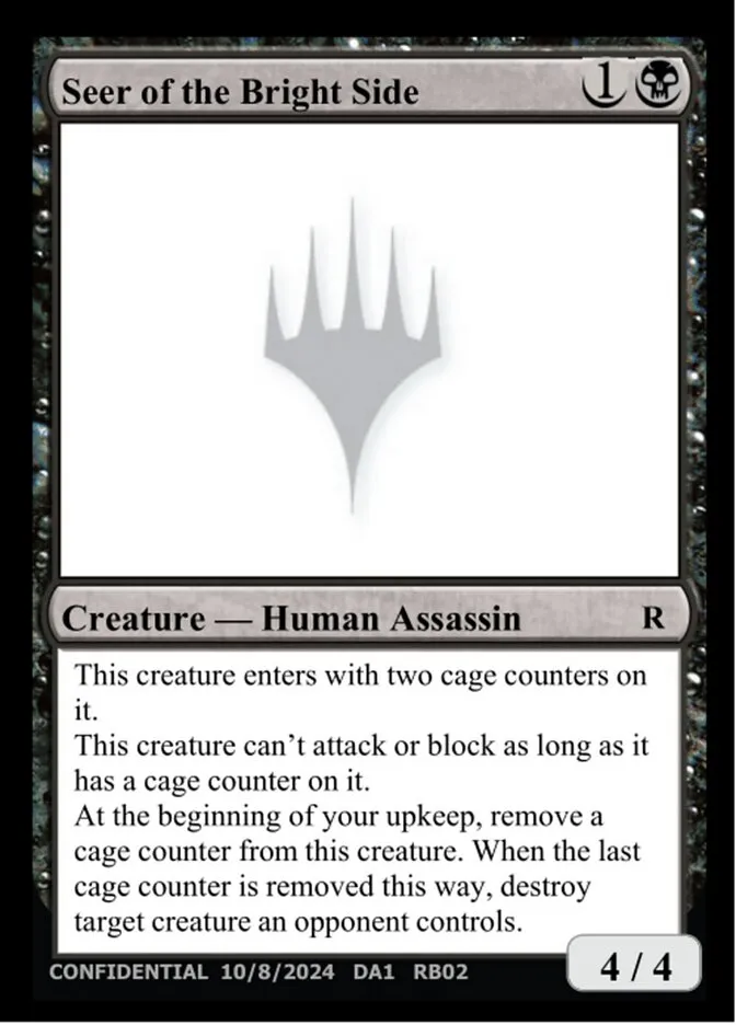 2023 Unknown Event Seer of the Bright Side #RB02 rare card image