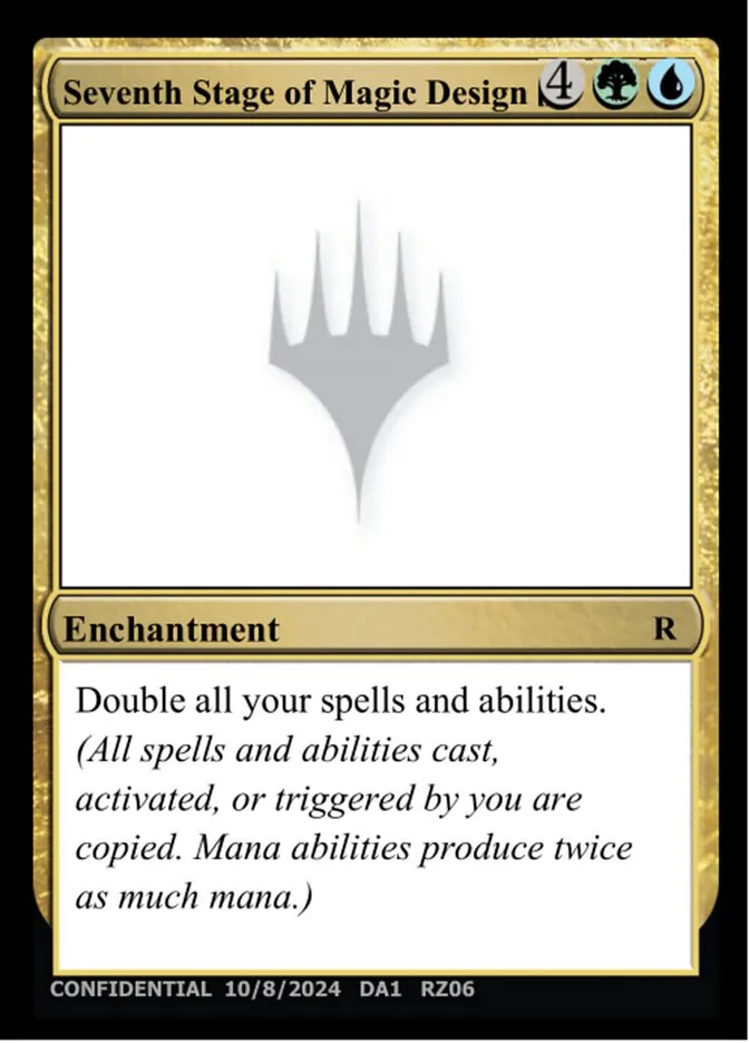 2023 Unknown Event Seventh Stage of Magic Design #RZ06d rare card image