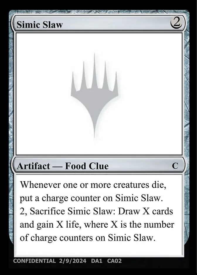 2023 Unknown Event Simic Slaw common #CAb common card image
