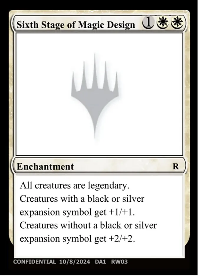 2023 Unknown Event Sixth Stage of Magic Design #RW03h rare card image