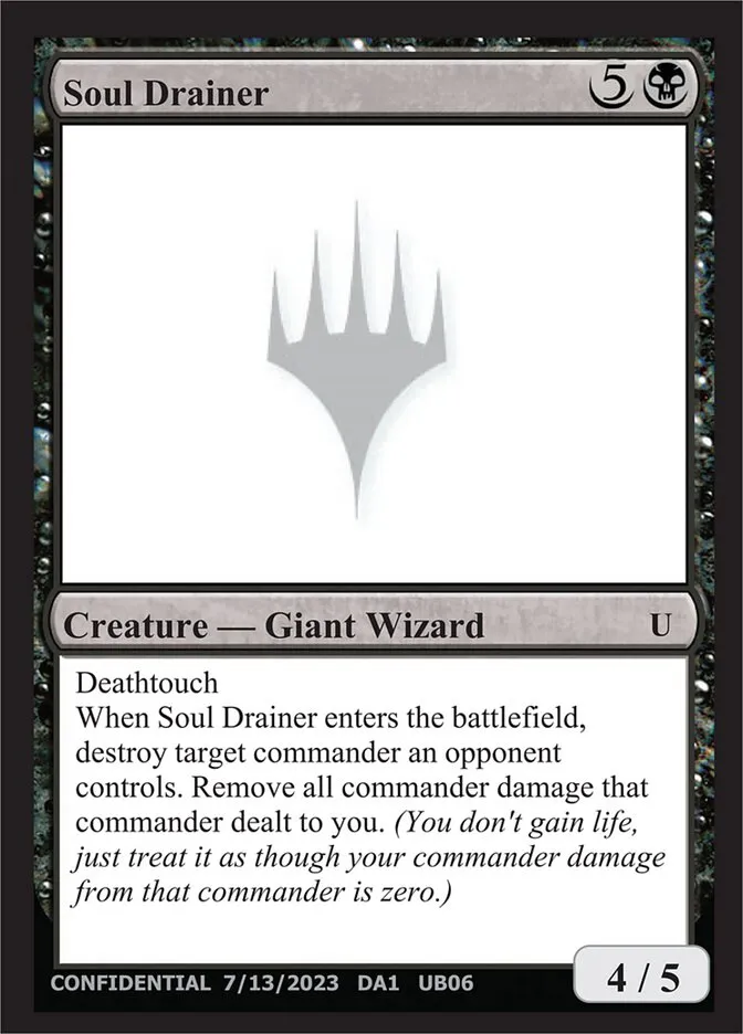 2023 Unknown Event Soul Drainer uncommon #UB06 uncommon card image